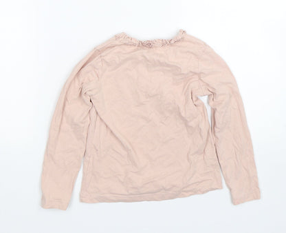 George Girls Pink   Basic T-Shirt Size 5-6 Years