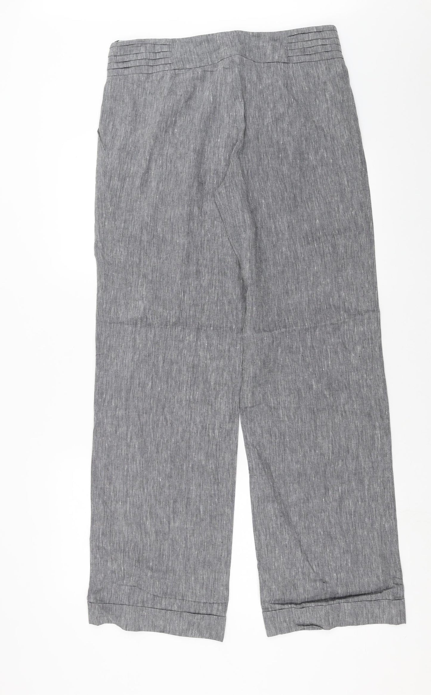 Womens UK Size 33 in Preworn Regular Fit  Grey Trousers