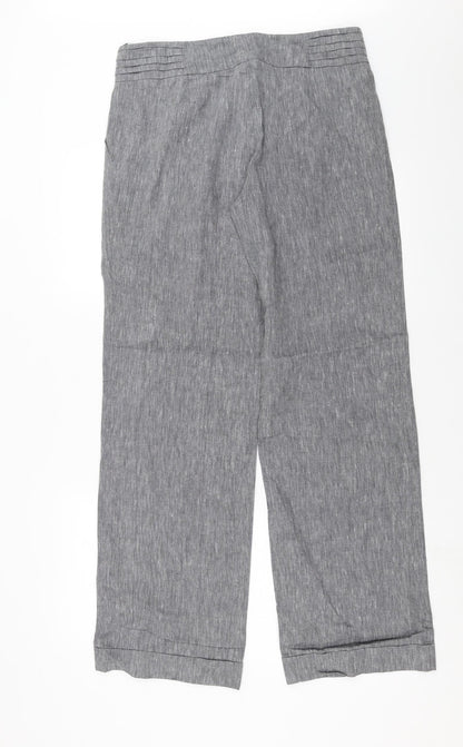 Womens UK Size 33 in Preworn Regular Fit  Grey Trousers