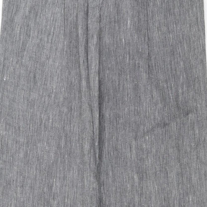 Womens UK Size 33 in Preworn Regular Fit  Grey Trousers