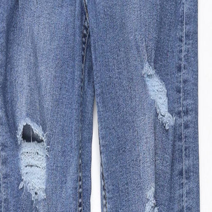 Divided by H&M Womens Blue  Denim Skinny Jeans Size 4 L28 in