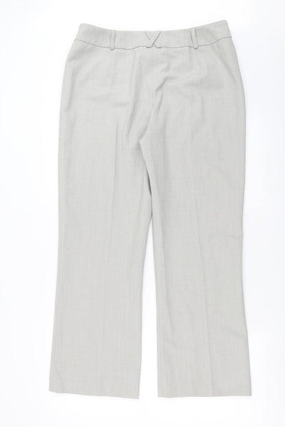 Womens UK Size 16 MINUET Regular Fit  Green Trousers