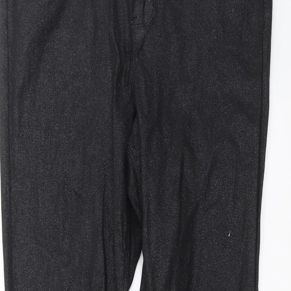 Primark Womens Black   Skinny Jeans Size 12 L29 in - glittery