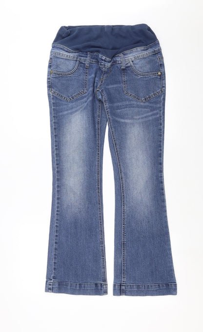 Womens UK Size 30 in Preworn Regular Fit Bootcut Blue Jeans