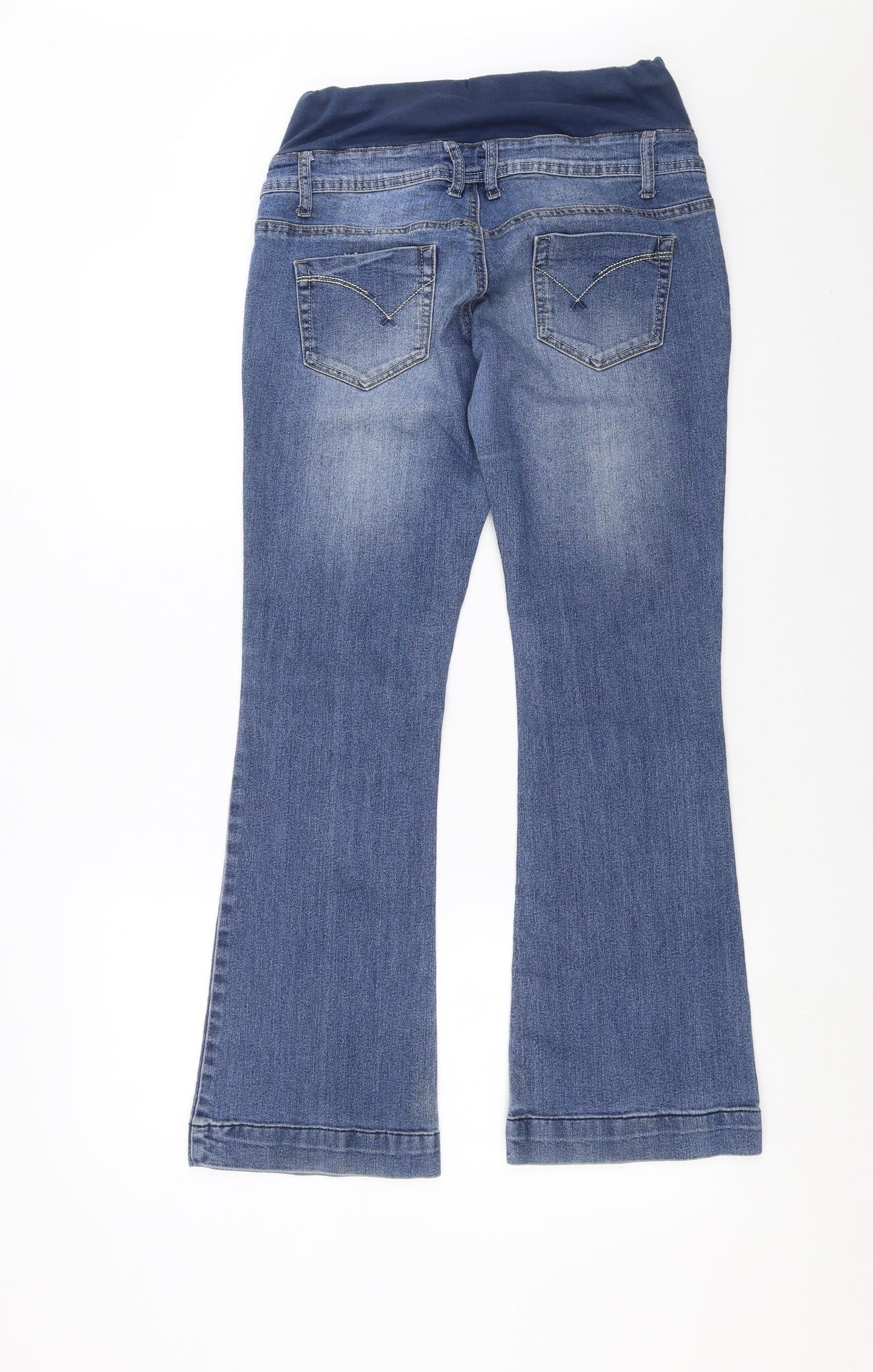 Womens UK Size 30 in Preworn Regular Fit Bootcut Blue Jeans