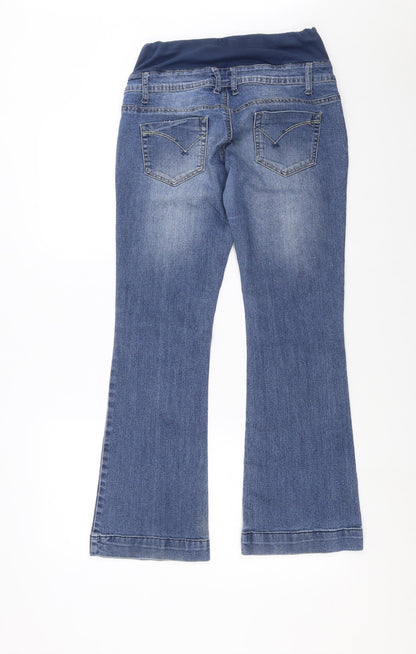 Womens UK Size 30 in Preworn Regular Fit Bootcut Blue Jeans