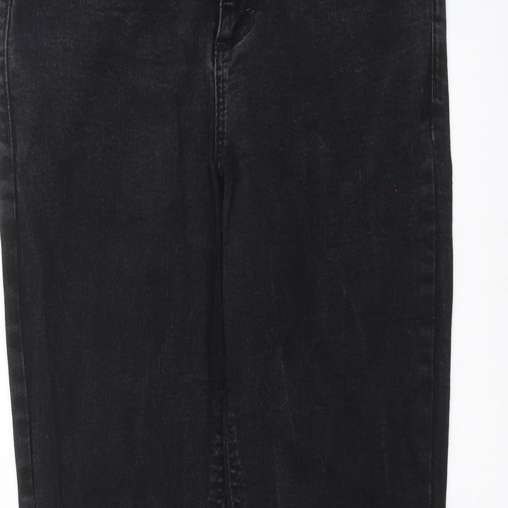 Dorothy Perkins Womens Black  Denim Skinny Jeans Size 8 L26 in