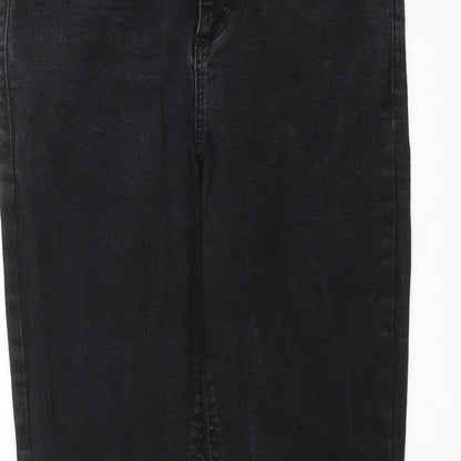 Dorothy Perkins Womens Black  Denim Skinny Jeans Size 8 L26 in