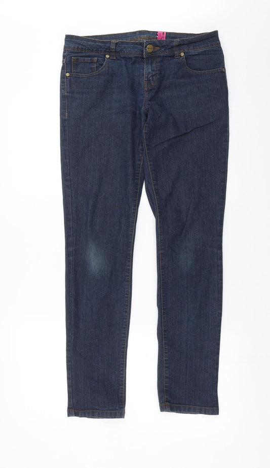 Womens UK Size 12 YESYES Extra-Slim Fit Skinny Blue Jeans