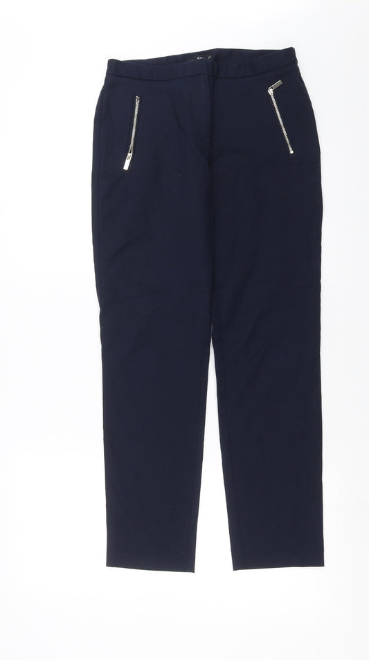 F&F Womens Blue   Trousers  Size 8 L27 in