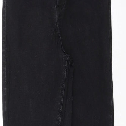 Topshop Womens Black  Denim Skinny Jeans Size 26 in L26 in