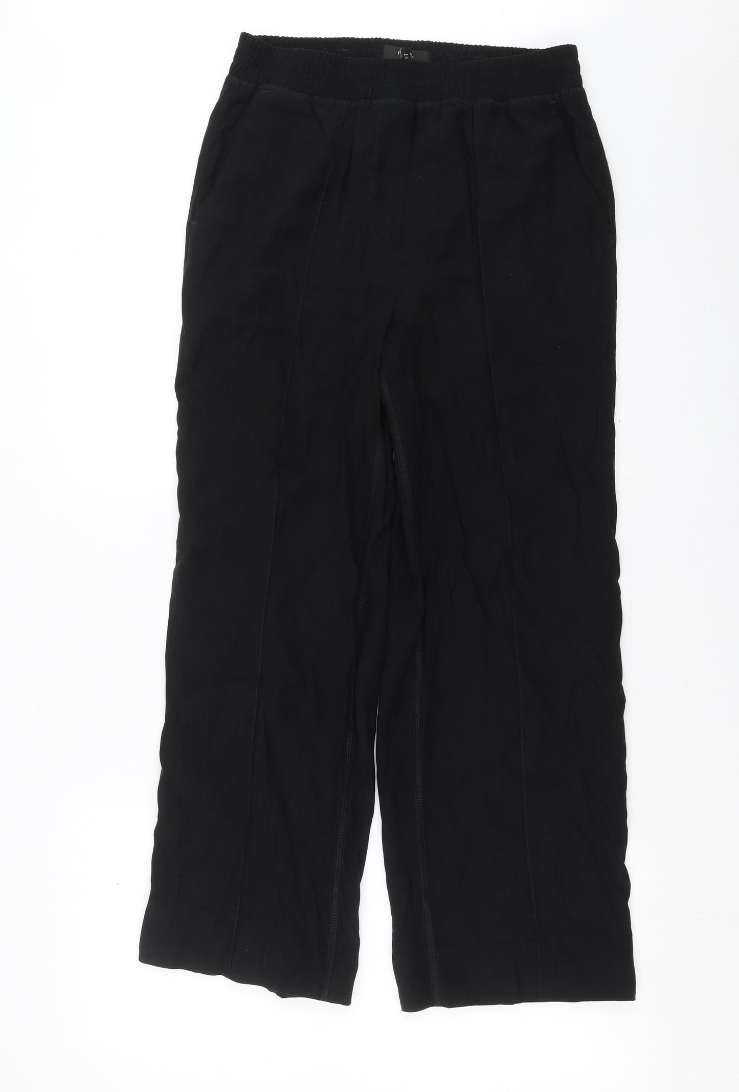 Womens UK Size 10 NEXT Regular Fit  Black Trousers