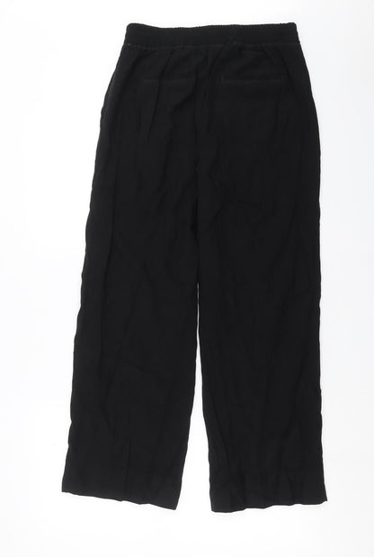 Womens UK Size 10 NEXT Regular Fit  Black Trousers