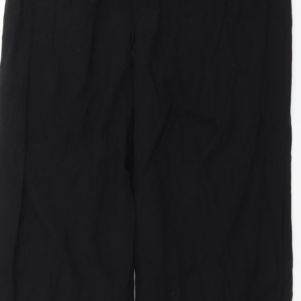 Womens UK Size 10 NEXT Regular Fit  Black Trousers
