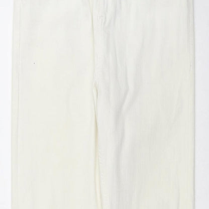 Topshop Womens Ivory  Denim Skinny Jeans Size 26 in L27 in