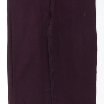 Topshop Womens Purple  Denim Skinny Jeans Size 28 in L30 in