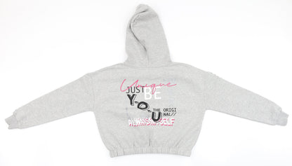 George Girls Grey   Pullover Hoodie Size 11-12 Years