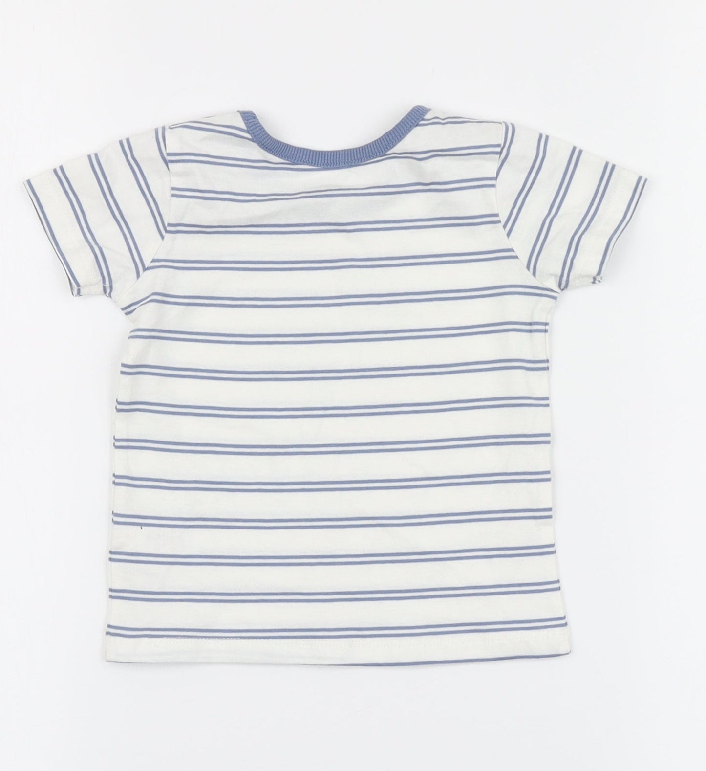 George Boys Multicoloured Striped  Basic T-Shirt Size 6-9 Months