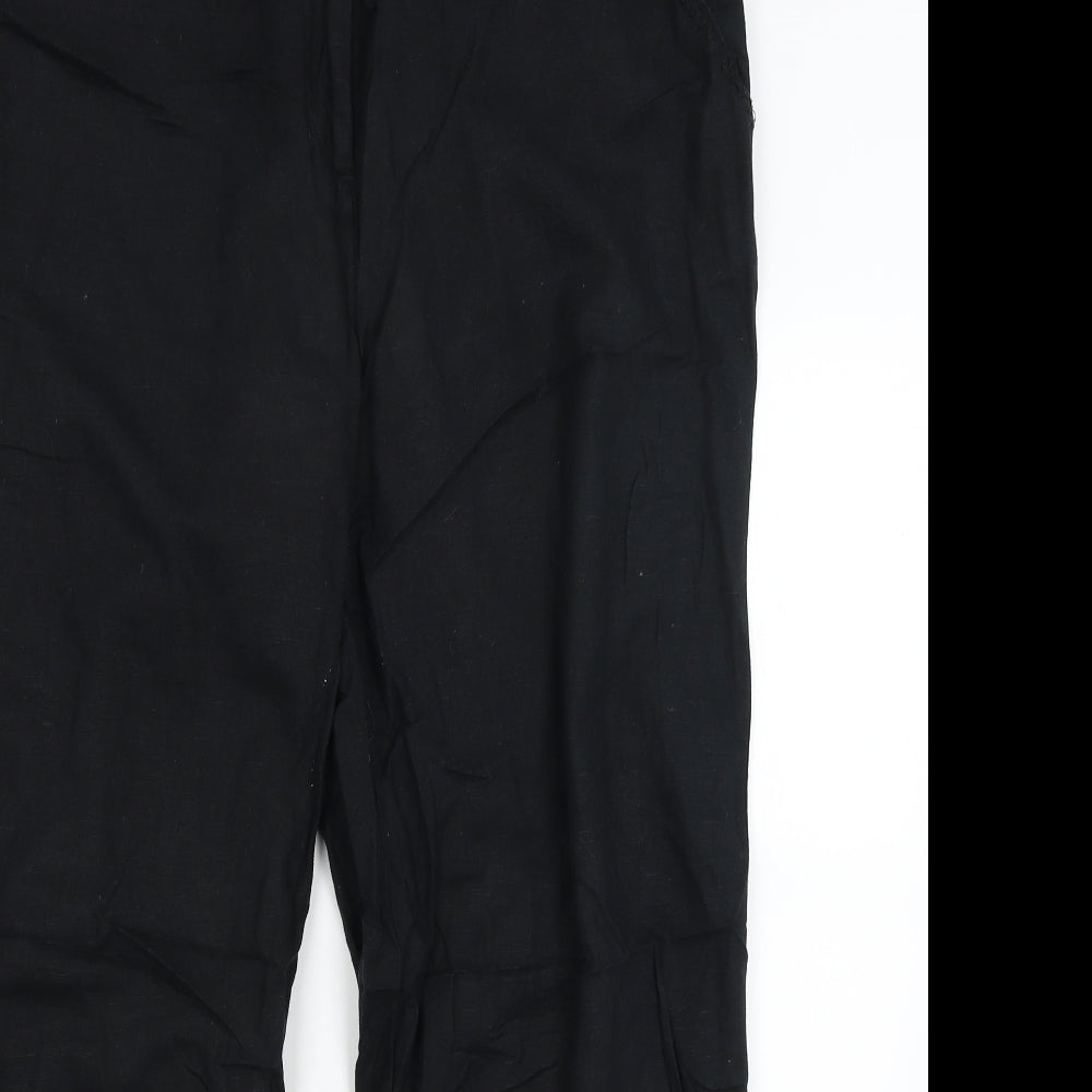 George Womens Black   Trousers  Size 16 L27 in