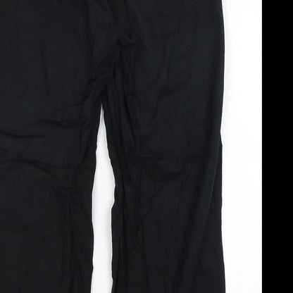 George Womens Black   Trousers  Size 16 L27 in