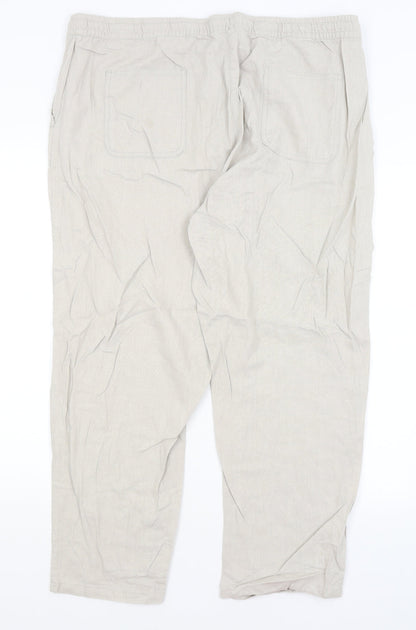 Bonmarche Womens Beige   Trousers  Size 20 L27.5 in