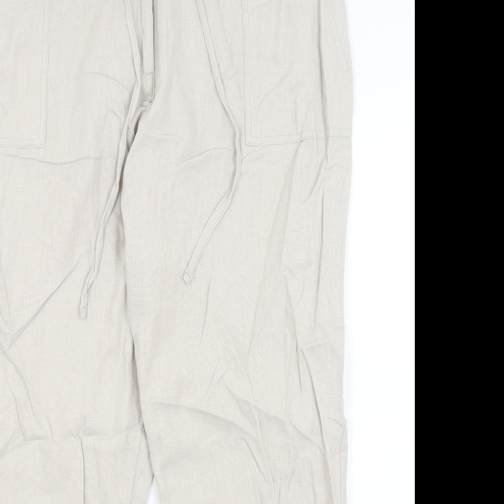Bonmarche Womens Beige   Trousers  Size 20 L27.5 in