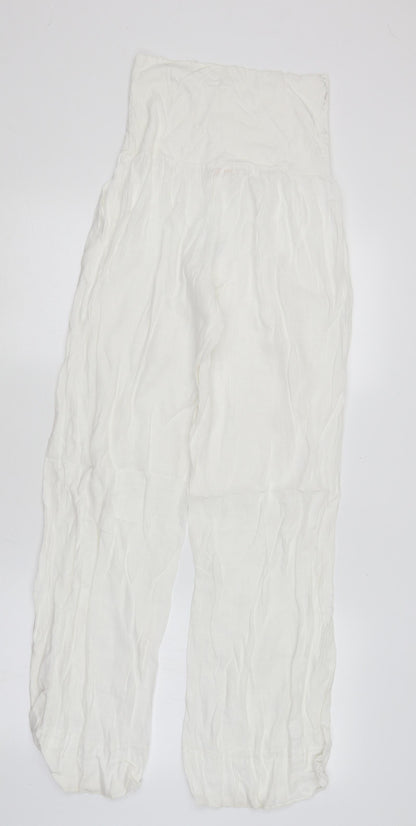 Zinka Womens White   Trousers  Size M L29 in