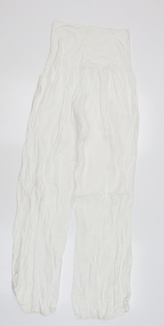 Zinka Womens White   Trousers  Size M L29 in