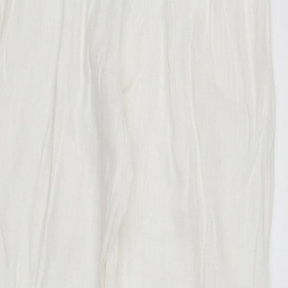 Zinka Womens White   Trousers  Size M L29 in