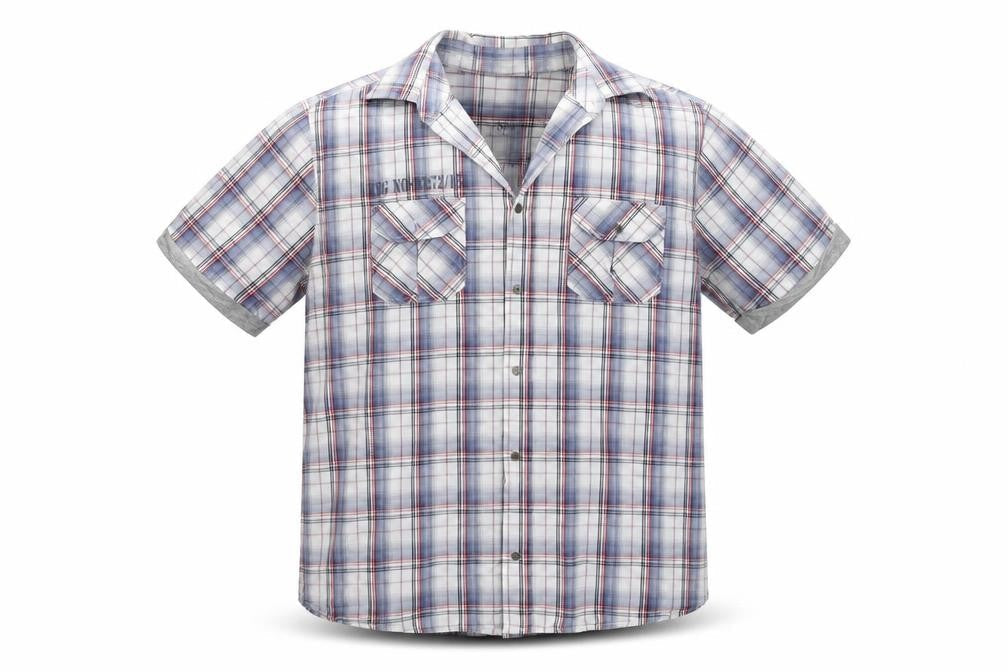 Mens UK Size XL Urban Sprirt Blue  Button-Up Short Sleeve Casual Shirt
