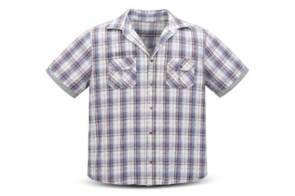 Mens UK Size XL Urban Sprirt Blue  Button-Up Short Sleeve Casual Shirt