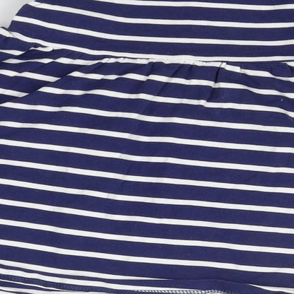 Marks and Spencer Baby Blue Striped  A-Line  Size 3-6 Months