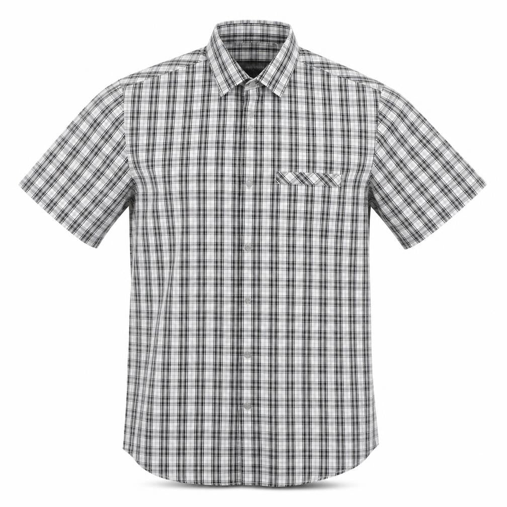 Mens UK Size S Topman Grey  Button-Up Short Sleeve Casual Shirt