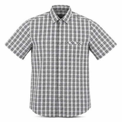 Mens UK Size S Topman Grey  Button-Up Short Sleeve Casual Shirt
