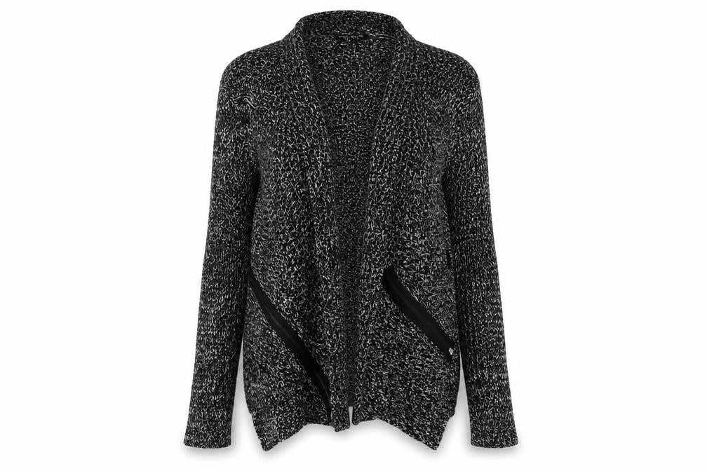 Womens UK Size 8 Select Black Cardigan Jumper