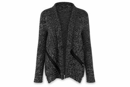 Womens UK Size 8 Select Black Cardigan Jumper