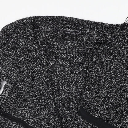 Womens UK Size 8 Select Black Cardigan Jumper