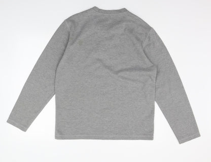 Womens UK Size L Easy Grey Pullover Jumper