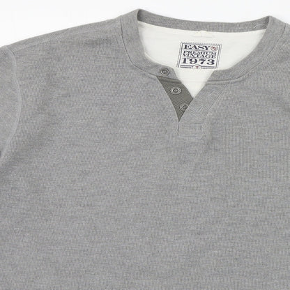 Womens UK Size L Easy Grey Pullover Jumper