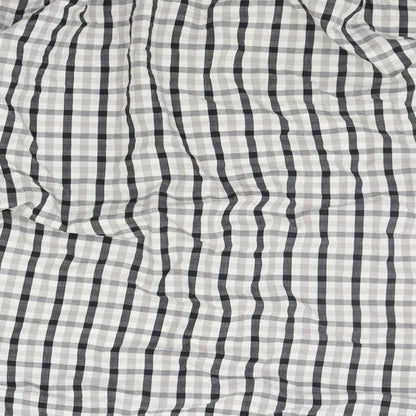 william hyde Mens Grey Check   Button-Up Size 15.5