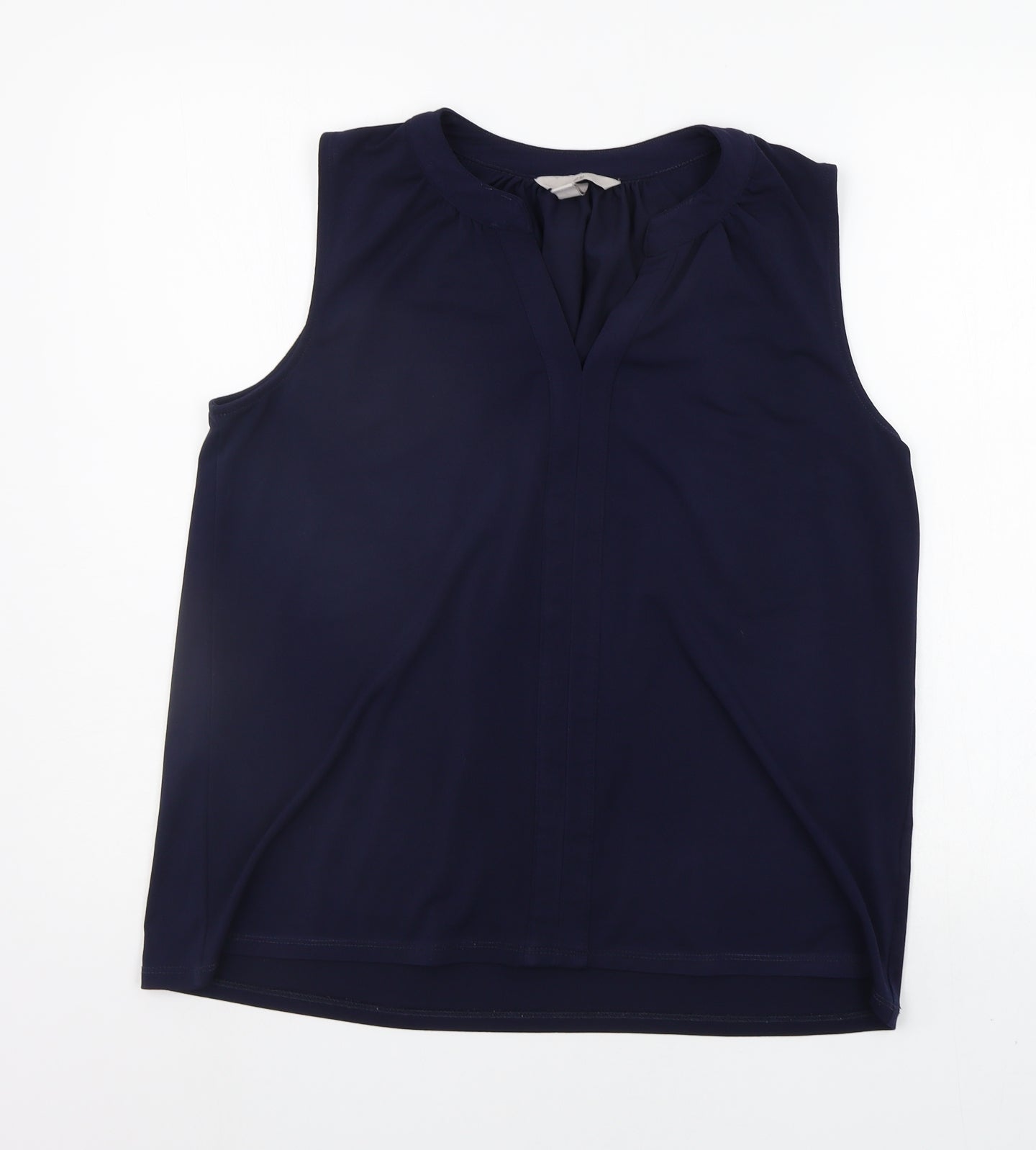 Womens UK Size M H&M Blue Basic Blouse