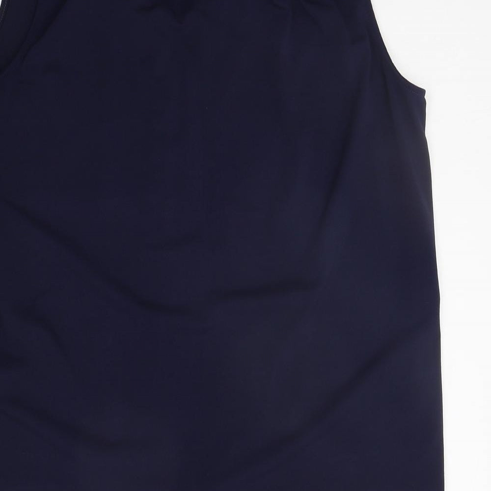 Womens UK Size M H&M Blue Basic Blouse
