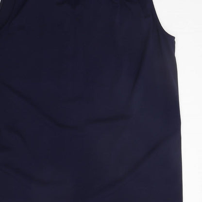 Womens UK Size M H&M Blue Basic Blouse