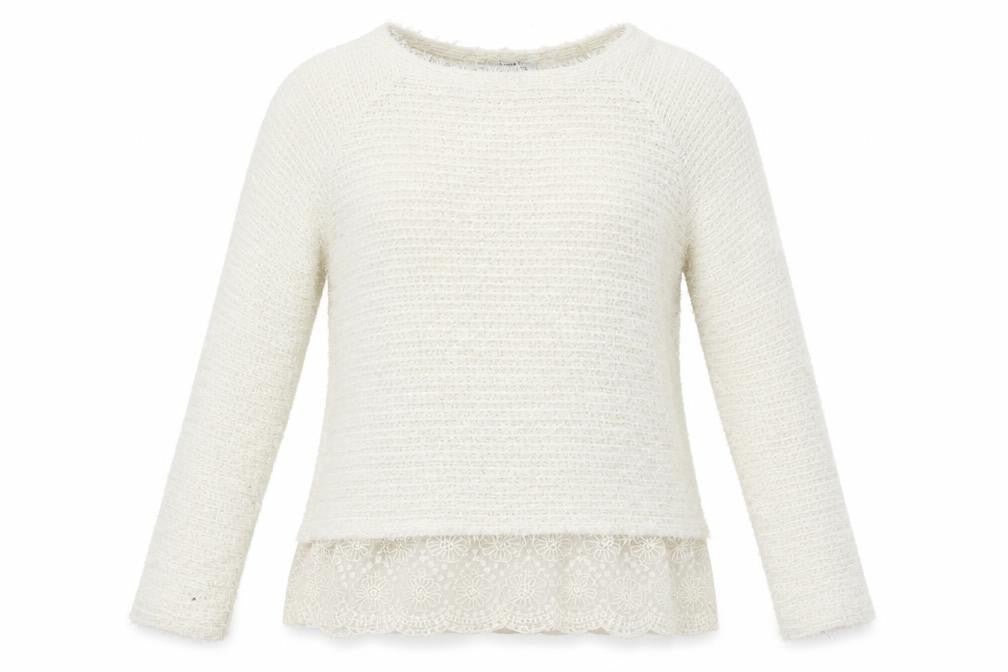 Womens UK Size 12 George Beige Pullover Jumper