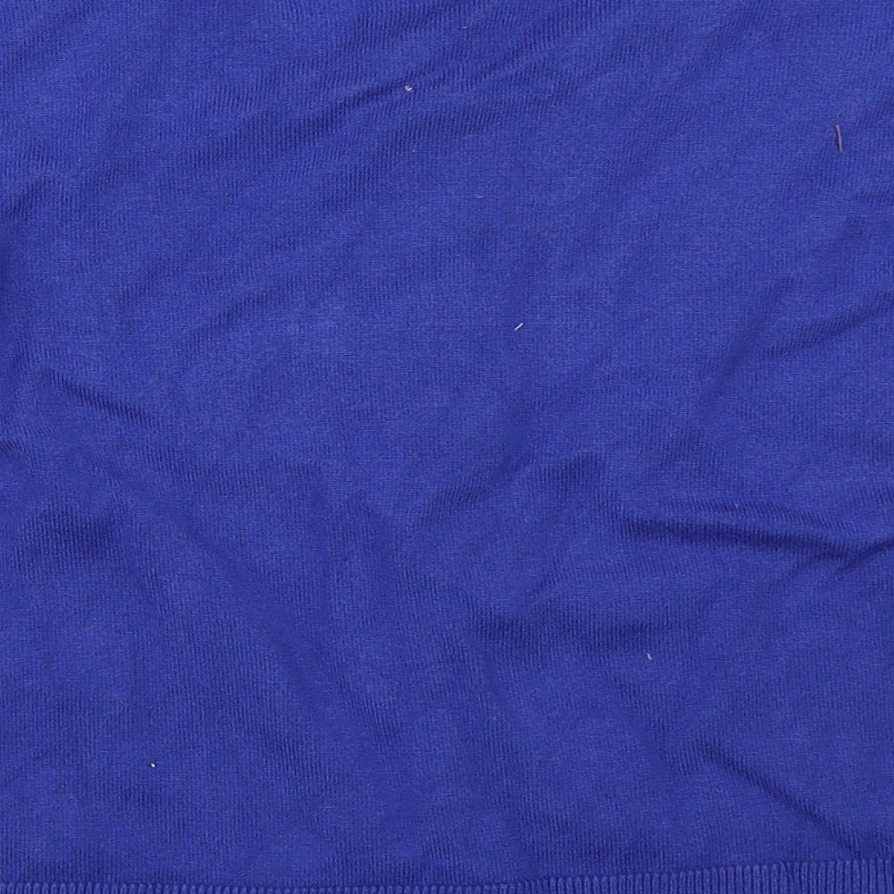 Womens UK Size XS M&Co Blue Cardigan Jumper