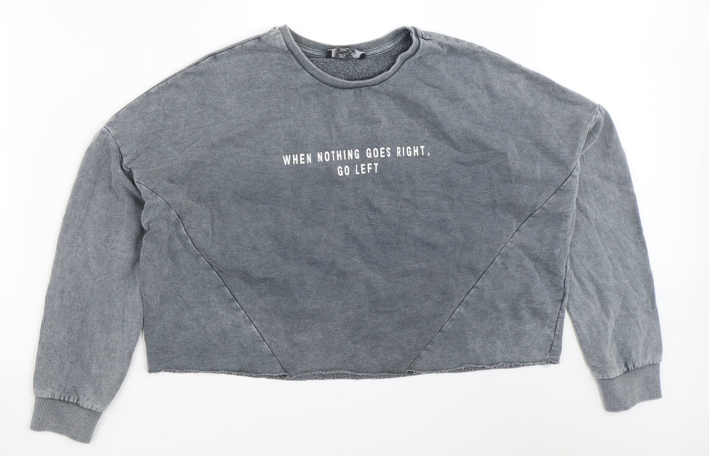 Primark Womens Grey   Pullover Sweatshirt Size XS