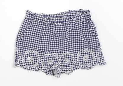 F&F Girls Blue   Cropped Trousers Size 12-18 Months