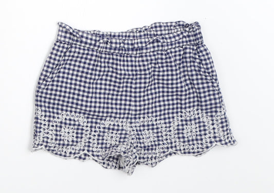F&F Girls Blue   Cropped Trousers Size 12-18 Months