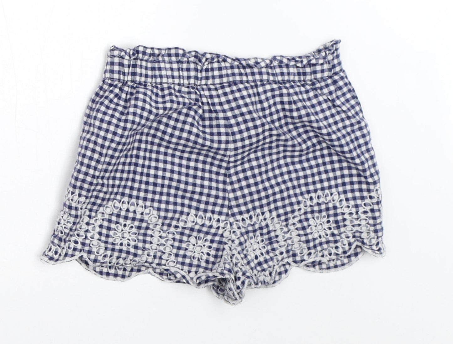 F&F Girls Blue   Cropped Trousers Size 12-18 Months