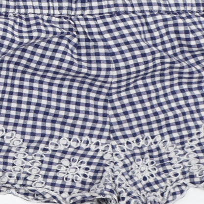 F&F Girls Blue   Cropped Trousers Size 12-18 Months
